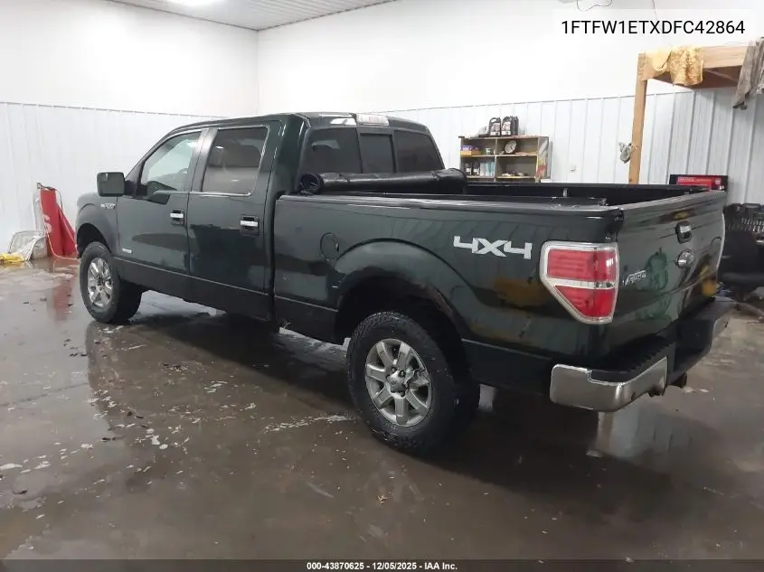 1FTFW1ETXDFC42864 2013 Ford F-150 Xlt