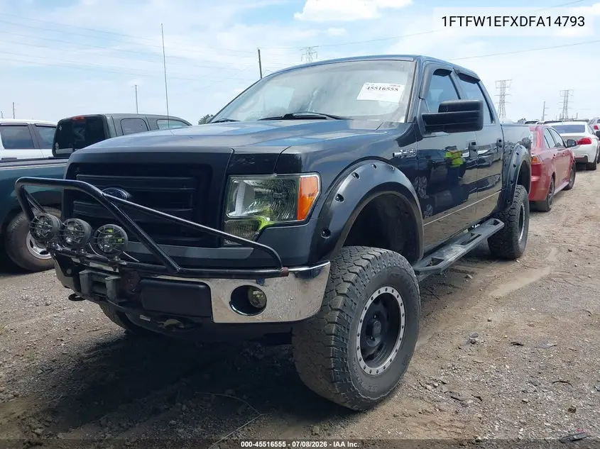 2013 Ford F-150 Fx4/King Ranch/Lariat/Platinum/Xl/Xlt VIN: 1FTFW1EFXDFA14793 Lot: 45516555
