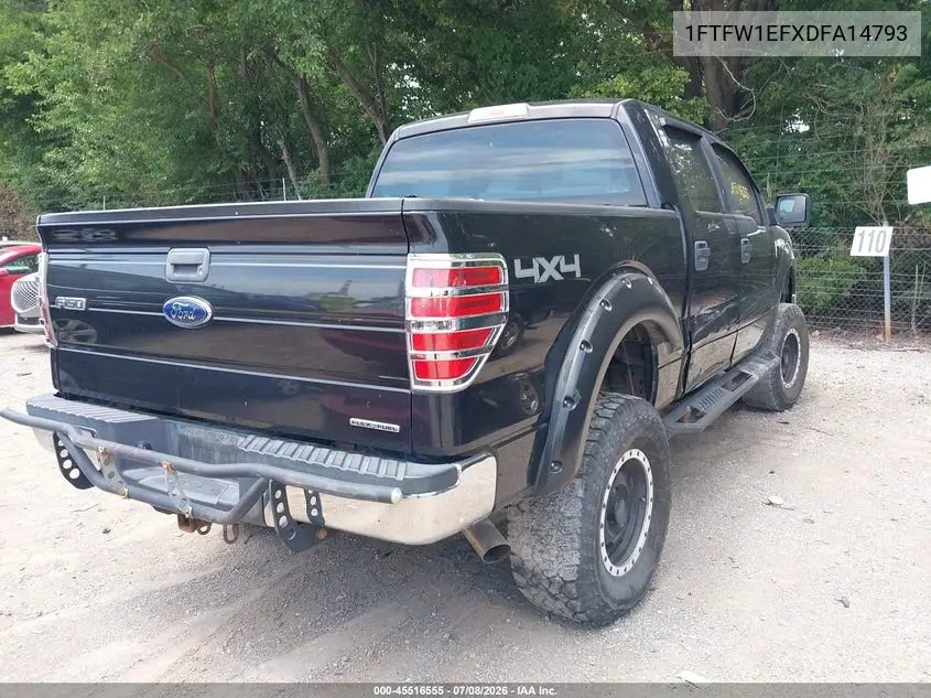 2013 Ford F-150 Fx4/King Ranch/Lariat/Platinum/Xl/Xlt VIN: 1FTFW1EFXDFA14793 Lot: 45516555
