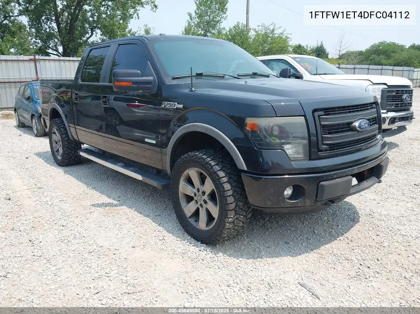 2013 Ford F-150 Fx4 VIN: 1FTFW1ET4DFC04112 Lot: 45649590