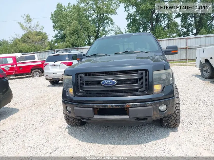 2013 Ford F-150 Fx4 VIN: 1FTFW1ET4DFC04112 Lot: 45649590