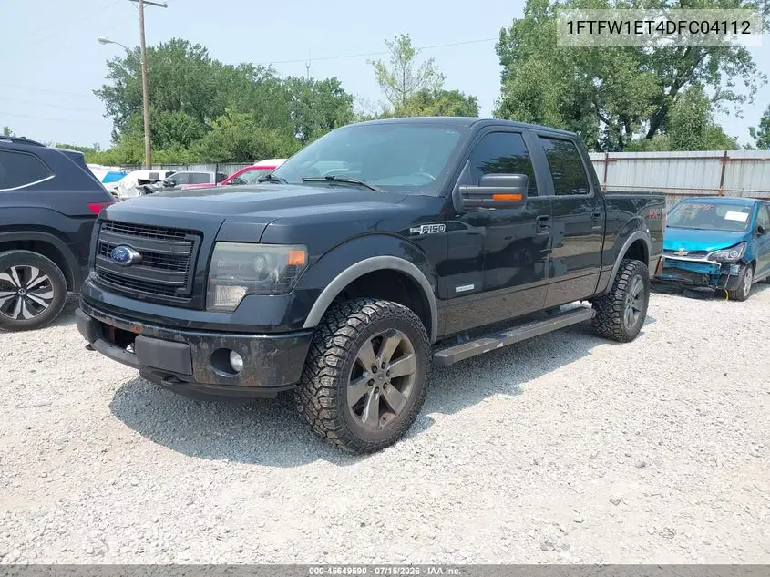 2013 Ford F-150 Fx4 VIN: 1FTFW1ET4DFC04112 Lot: 45649590