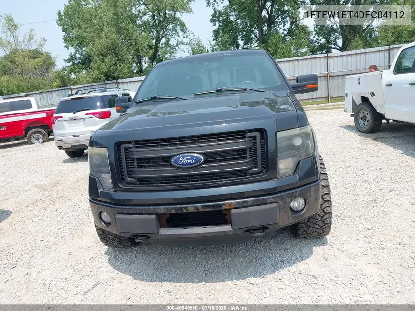 2013 Ford F-150 Fx4 VIN: 1FTFW1ET4DFC04112 Lot: 45649590