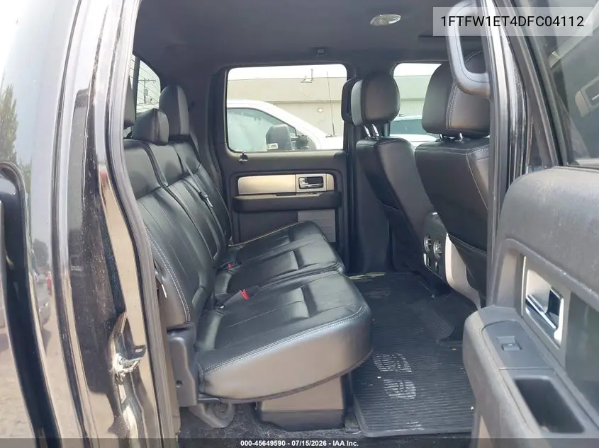 2013 Ford F-150 Fx4 VIN: 1FTFW1ET4DFC04112 Lot: 45649590