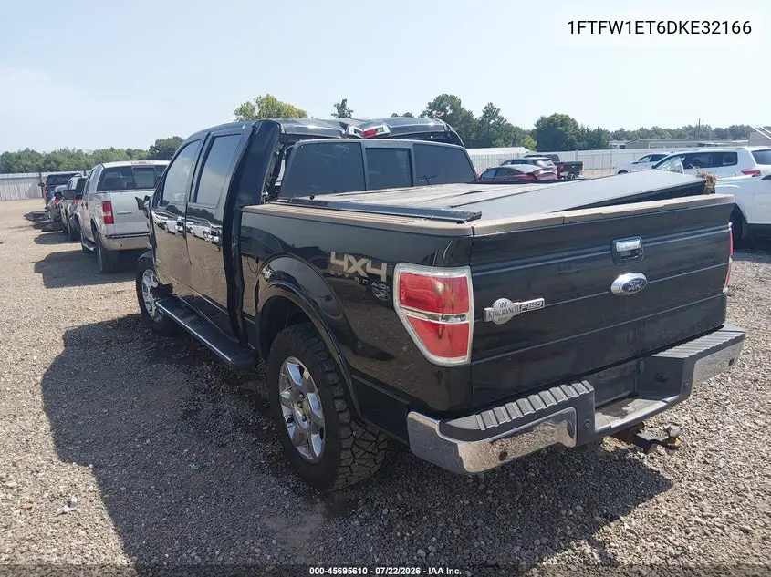 2013 Ford F-150 King Ranch VIN: 1FTFW1ET6DKE32166 Lot: 45695610