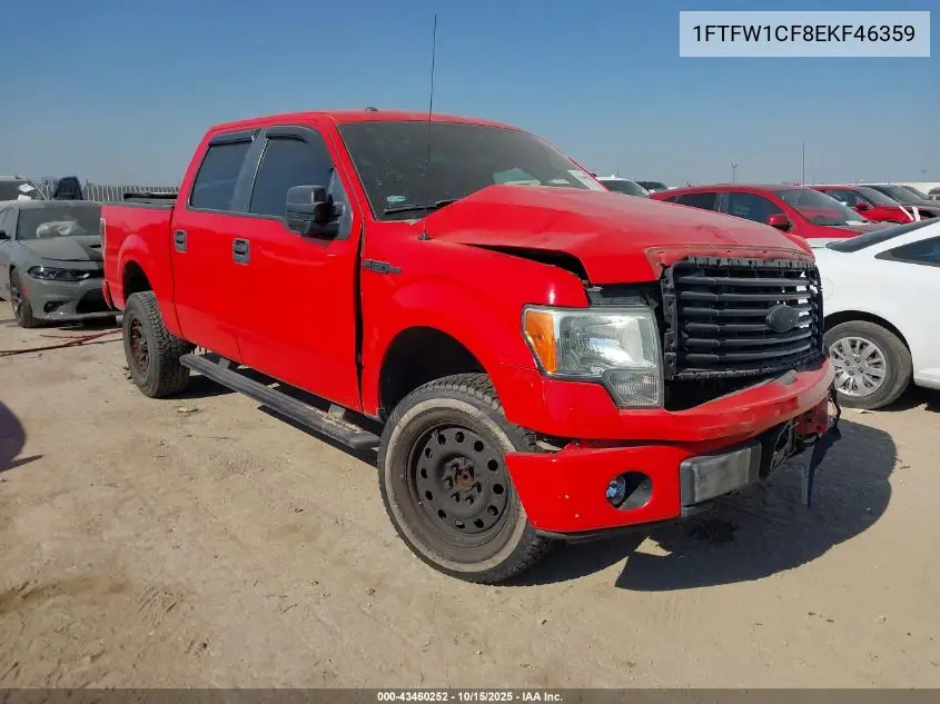 1FTFW1CF8EKF46359 2014 Ford F-150 Stx