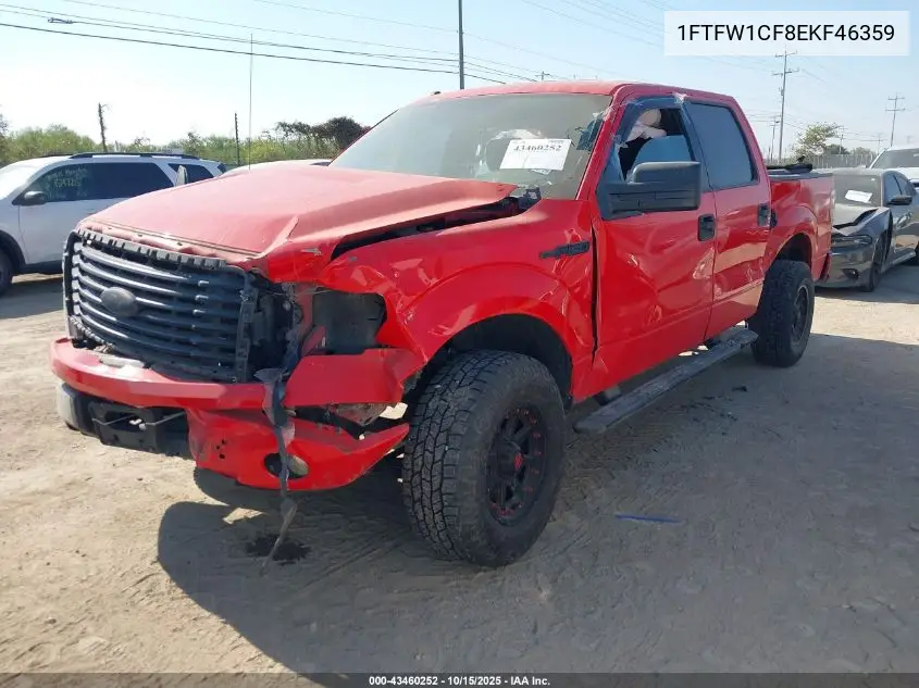 1FTFW1CF8EKF46359 2014 Ford F-150 Stx