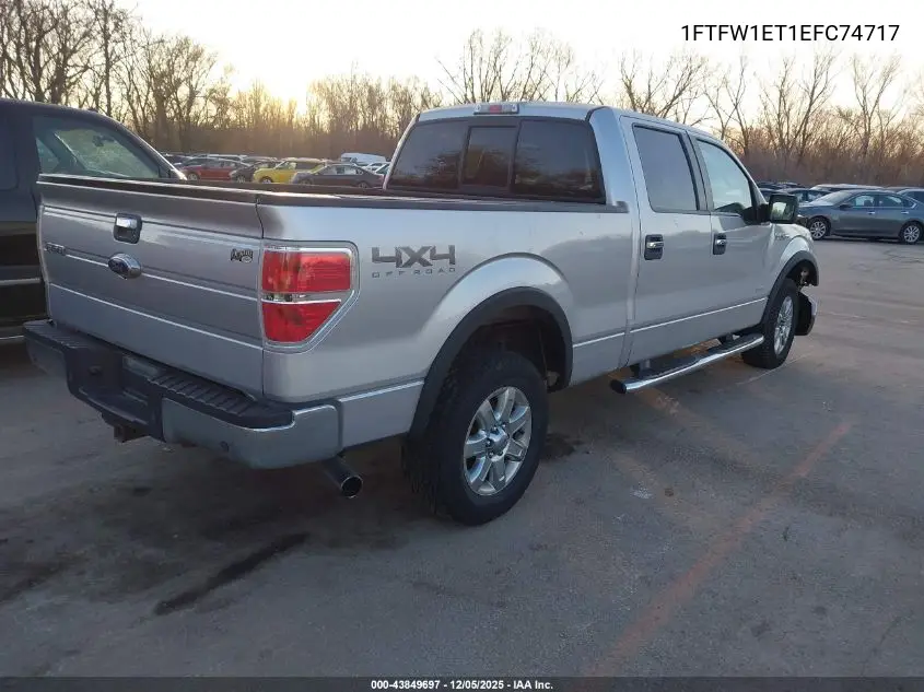 1FTFW1ET1EFC74717 2014 Ford F-150 Xlt