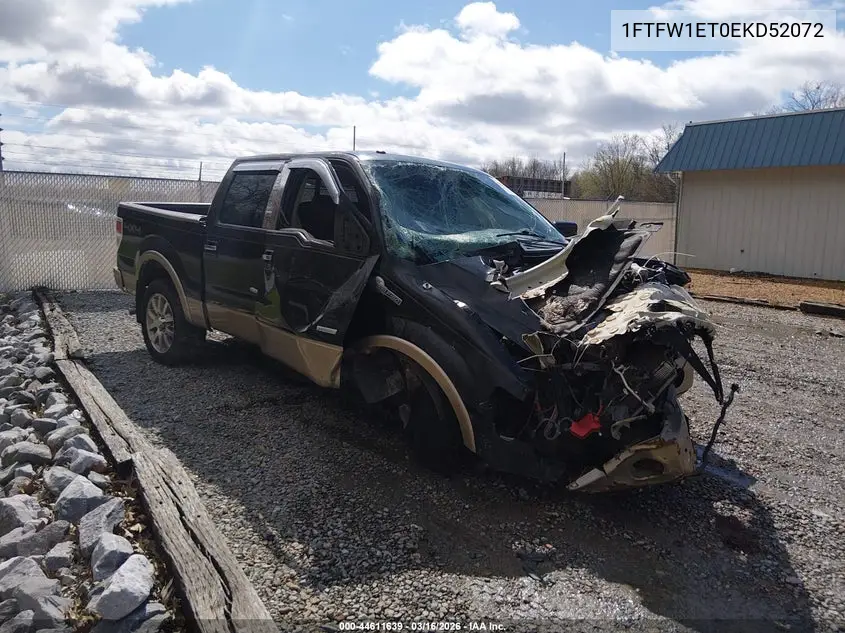 1FTFW1ET0EKD52072 2014 Ford F-150 King Ranch
