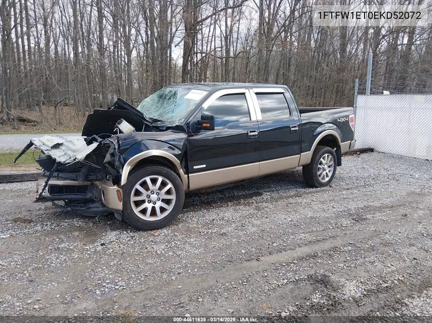 1FTFW1ET0EKD52072 2014 Ford F-150 King Ranch
