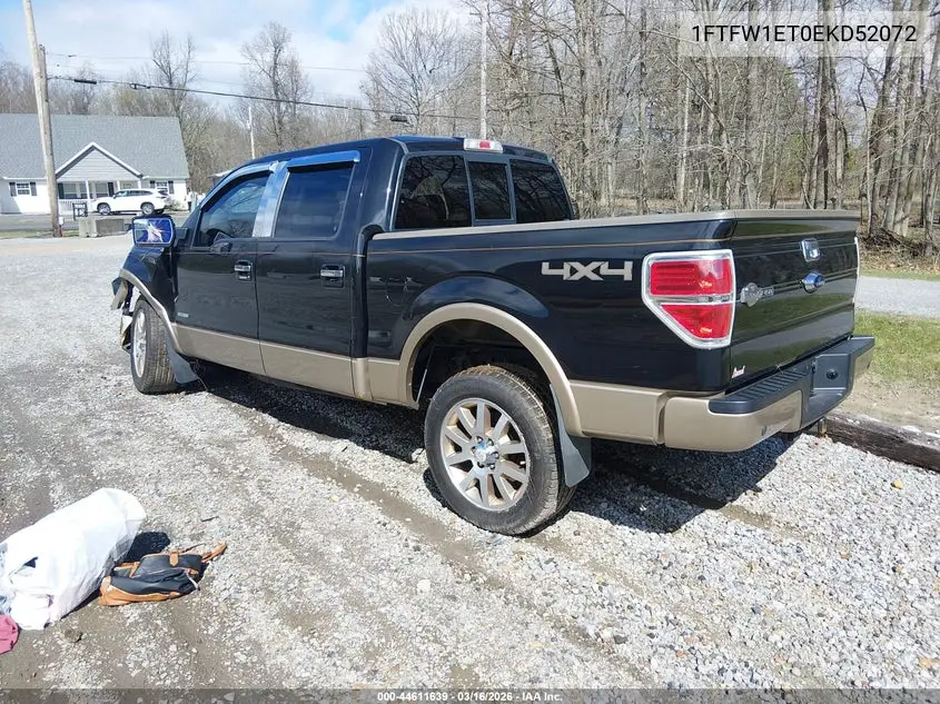 1FTFW1ET0EKD52072 2014 Ford F-150 King Ranch