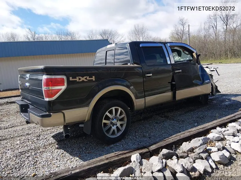 1FTFW1ET0EKD52072 2014 Ford F-150 King Ranch