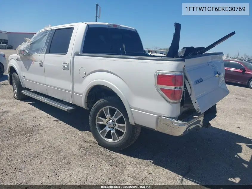 1FTFW1CF6EKE30769 2014 Ford F-150 Lariat