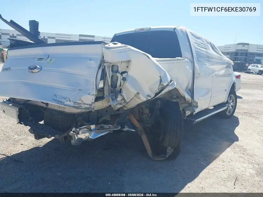 1FTFW1CF6EKE30769 2014 Ford F-150 Lariat