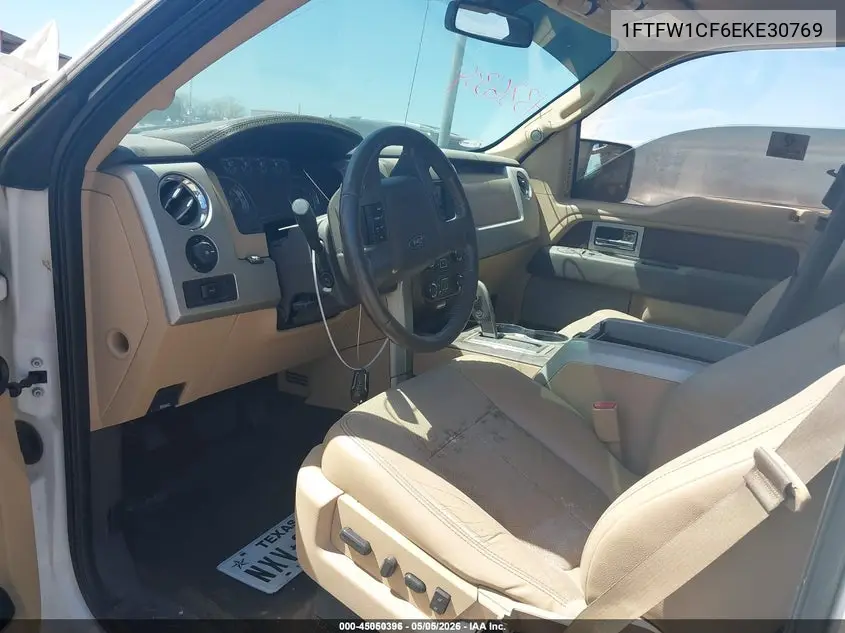 1FTFW1CF6EKE30769 2014 Ford F-150 Lariat