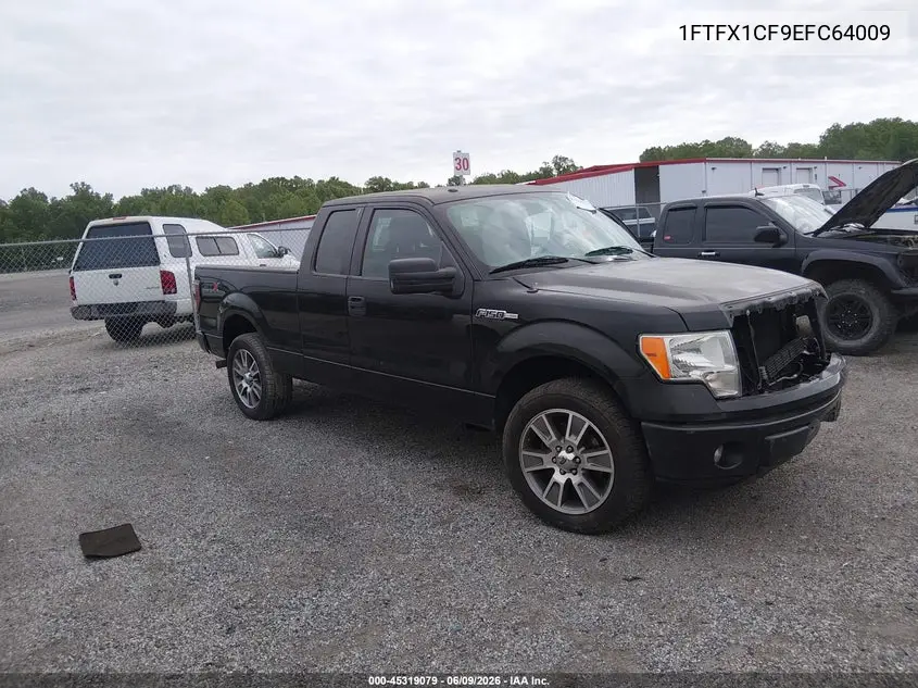 2014 Ford F-150 Stx VIN: 1FTFX1CF9EFC64009 Lot: 45319079