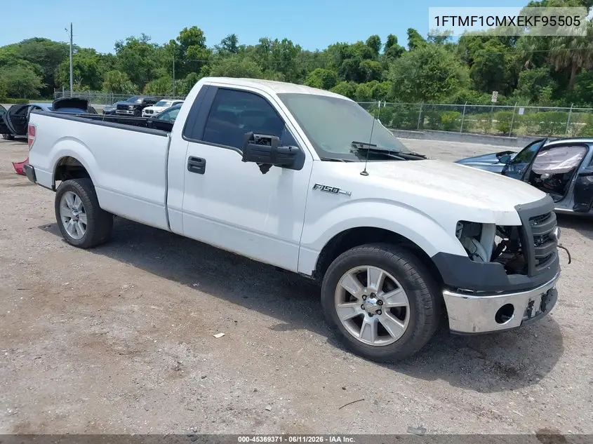 2014 Ford F-150 Xl VIN: 1FTMF1CMXEKF95505 Lot: 45369371