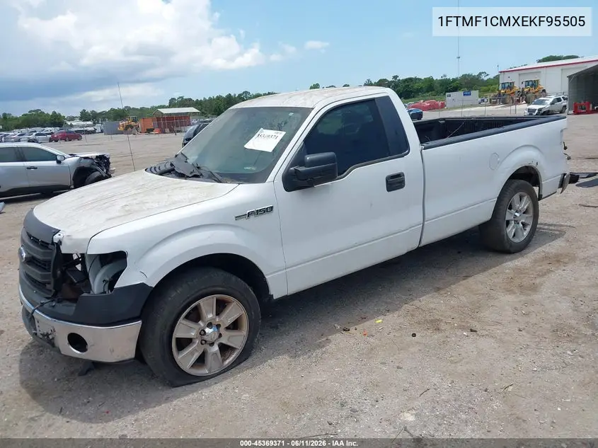 2014 Ford F-150 Xl VIN: 1FTMF1CMXEKF95505 Lot: 45369371