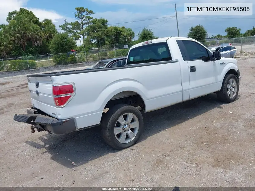 2014 Ford F-150 Xl VIN: 1FTMF1CMXEKF95505 Lot: 45369371