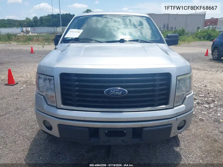 2014 Ford F-150 Stx VIN: 1FTFW1CF8EKF68667 Lot: 45642298