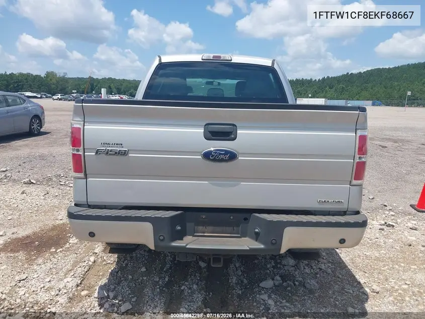 2014 Ford F-150 Stx VIN: 1FTFW1CF8EKF68667 Lot: 45642298