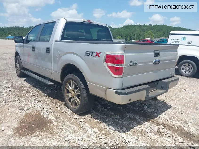 2014 Ford F-150 Stx VIN: 1FTFW1CF8EKF68667 Lot: 45642298