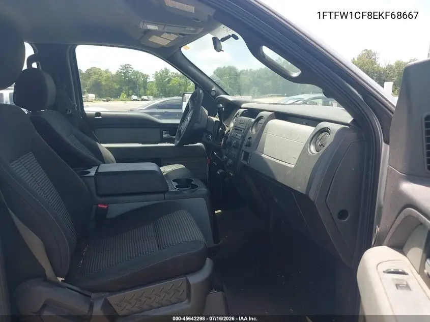 2014 Ford F-150 Stx VIN: 1FTFW1CF8EKF68667 Lot: 45642298