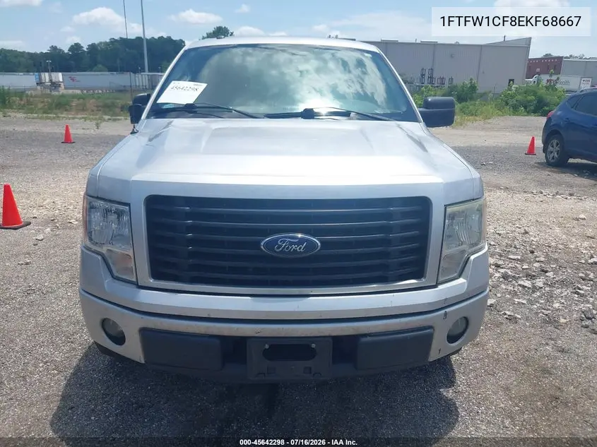 2014 Ford F-150 Stx VIN: 1FTFW1CF8EKF68667 Lot: 45642298