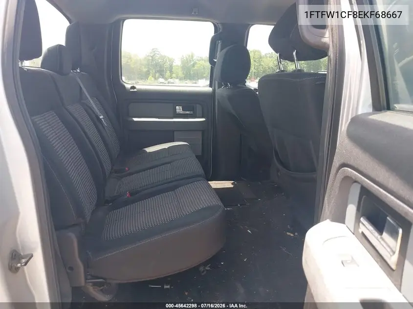2014 Ford F-150 Stx VIN: 1FTFW1CF8EKF68667 Lot: 45642298