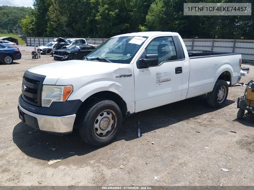 1FTNF1CF4EKE74457 2014 Ford F-150 Xl