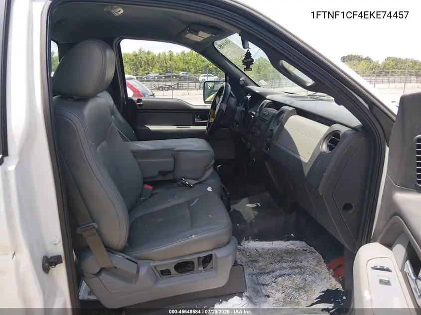1FTNF1CF4EKE74457 2014 Ford F-150 Xl