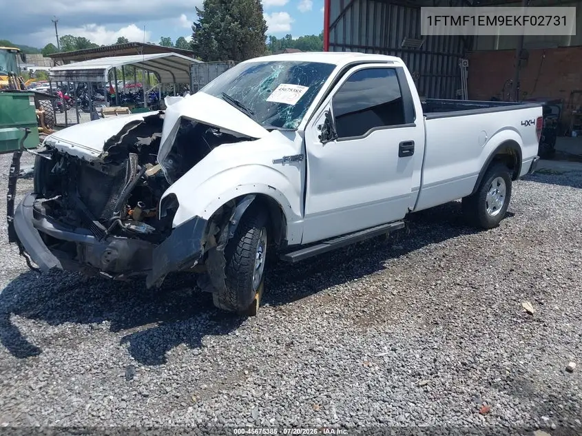 2014 Ford F-150 Xl VIN: 1FTMF1EM9EKF02731 Lot: 45675385