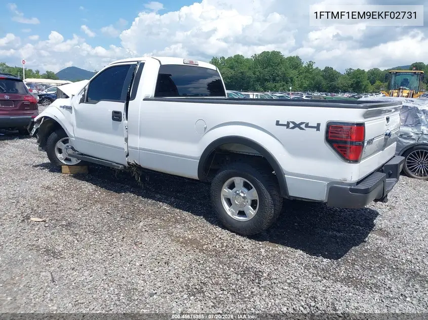 2014 Ford F-150 Xl VIN: 1FTMF1EM9EKF02731 Lot: 45675385