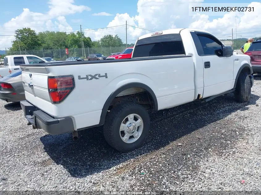2014 Ford F-150 Xl VIN: 1FTMF1EM9EKF02731 Lot: 45675385