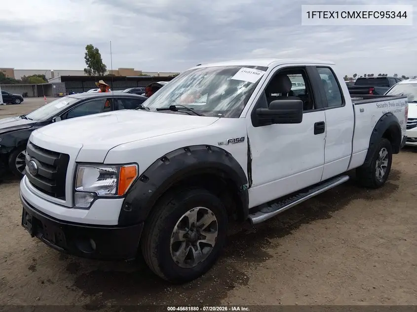 2014 Ford F-150 Stx VIN: 1FTEX1CMXEFC95344 Lot: 45681880