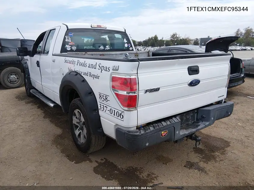 2014 Ford F-150 Stx VIN: 1FTEX1CMXEFC95344 Lot: 45681880