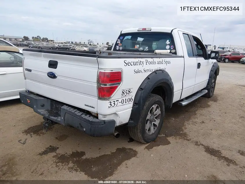 2014 Ford F-150 Stx VIN: 1FTEX1CMXEFC95344 Lot: 45681880