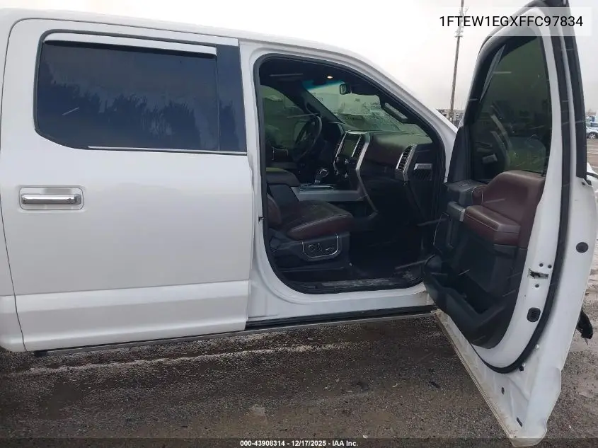 1FTEW1EGXFFC97834 2015 Ford F-150 Platinum