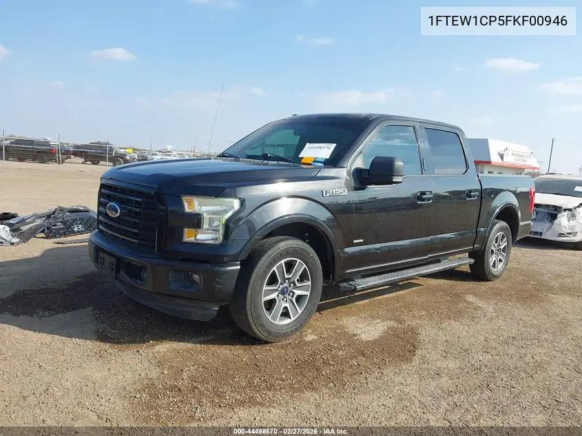 1FTEW1CP5FKF00946 2015 Ford F-150 Xlt