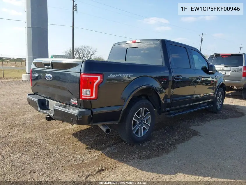 1FTEW1CP5FKF00946 2015 Ford F-150 Xlt
