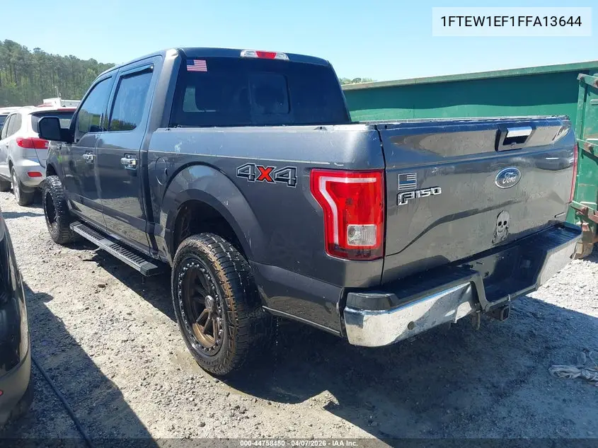 1FTEW1EF1FFA13644 2015 Ford F-150 Xlt