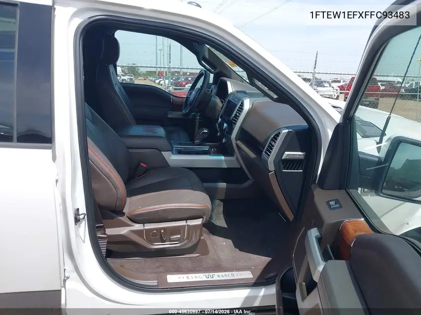 2015 Ford F-150 King Ranch VIN: 1FTEW1EFXFFC93483 Lot: 45630997