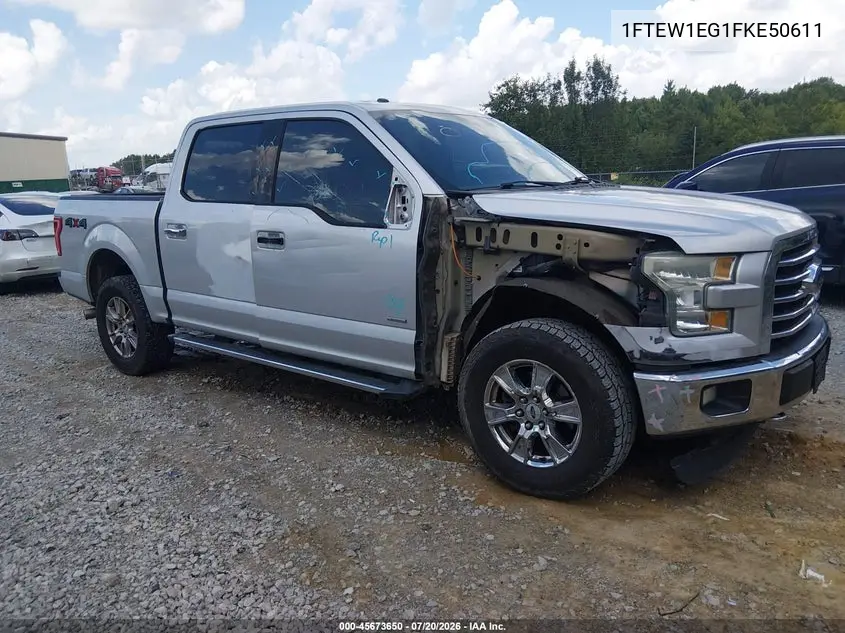2015 Ford F-150 King Ranch/Lariat/Platinum/Xl/Xlt VIN: 1FTEW1EG1FKE50611 Lot: 45673650