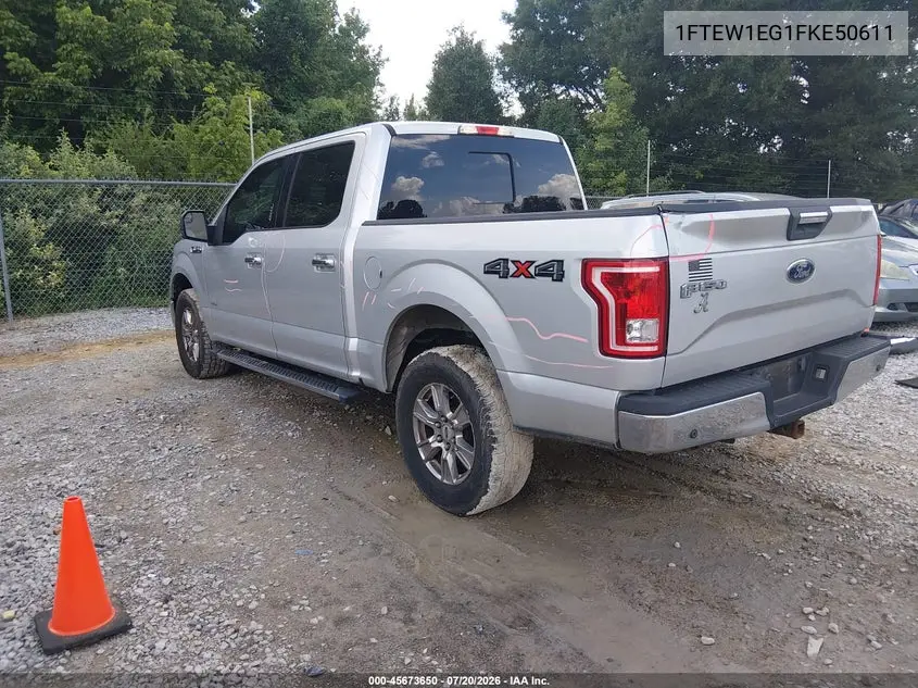2015 Ford F-150 King Ranch/Lariat/Platinum/Xl/Xlt VIN: 1FTEW1EG1FKE50611 Lot: 45673650