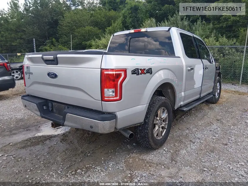 2015 Ford F-150 King Ranch/Lariat/Platinum/Xl/Xlt VIN: 1FTEW1EG1FKE50611 Lot: 45673650