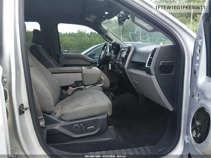 2015 Ford F-150 King Ranch/Lariat/Platinum/Xl/Xlt VIN: 1FTEW1EG1FKE50611 Lot: 45673650