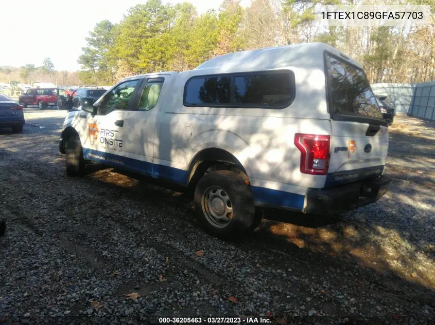 1FTEX1C89GFA57703 2016 Ford F-150 Xl