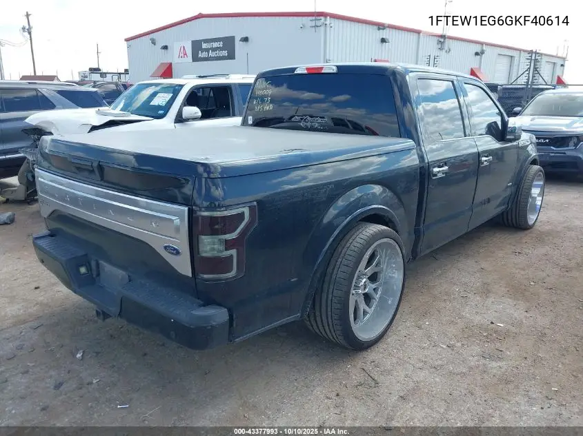 1FTEW1EG6GKF40614 2016 Ford F-150 Xlt
