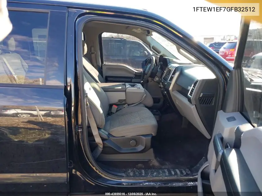 1FTEW1EF7GFB32512 2016 Ford F-150 Xlt