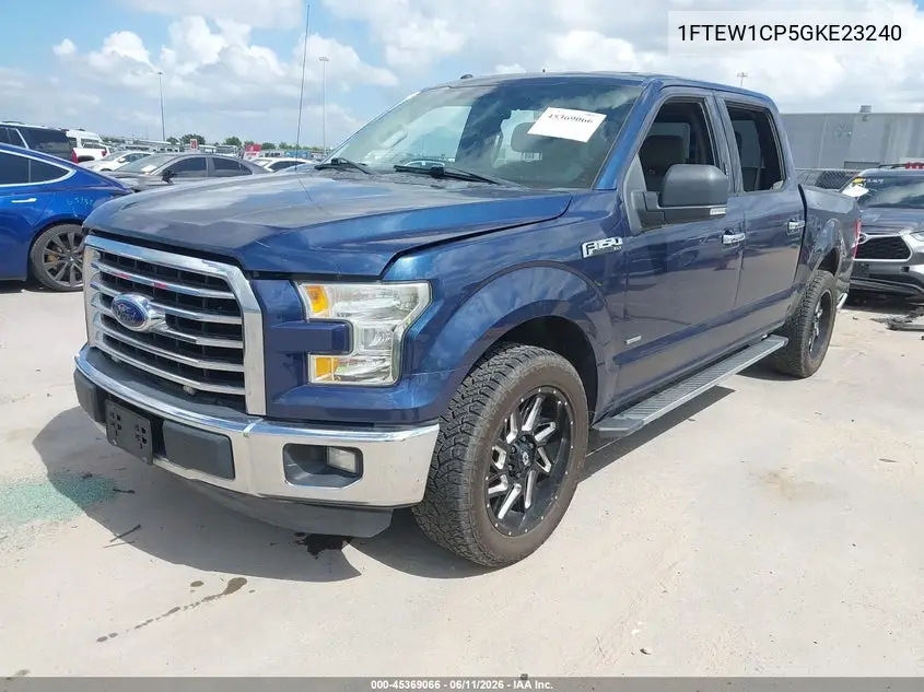 2016 Ford F-150 Xlt VIN: 1FTEW1CP5GKE23240 Lot: 45369066